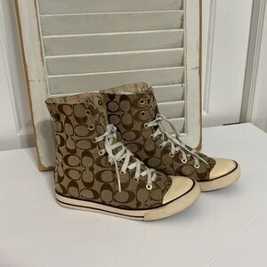 Coach Bonney High-Top Sneakers Size 7